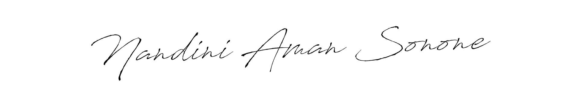 Nandini Aman Sonone stylish signature style. Best Handwritten Sign (Antro_Vectra) for my name. Handwritten Signature Collection Ideas for my name Nandini Aman Sonone. Nandini Aman Sonone signature style 6 images and pictures png