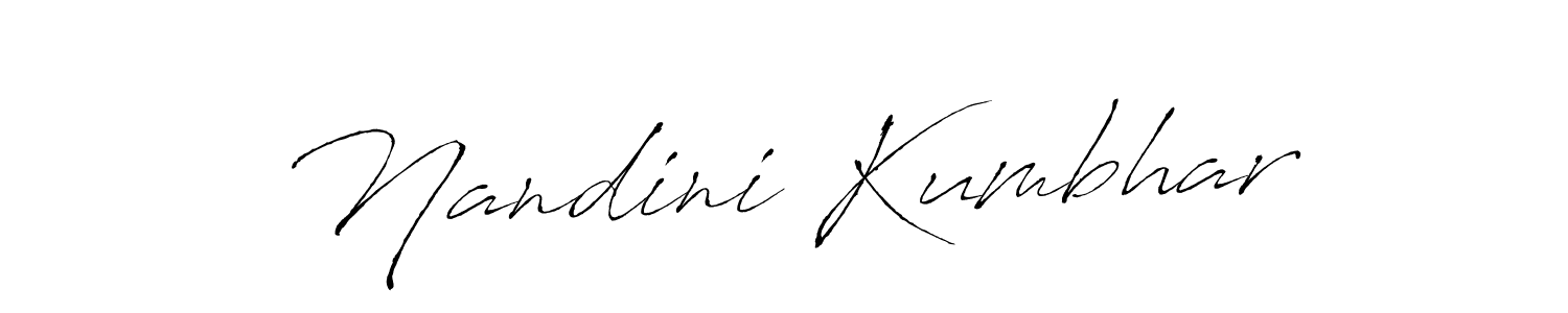 Make a short Nandini Kumbhar signature style. Manage your documents anywhere anytime using Antro_Vectra. Create and add eSignatures, submit forms, share and send files easily. Nandini Kumbhar signature style 6 images and pictures png
