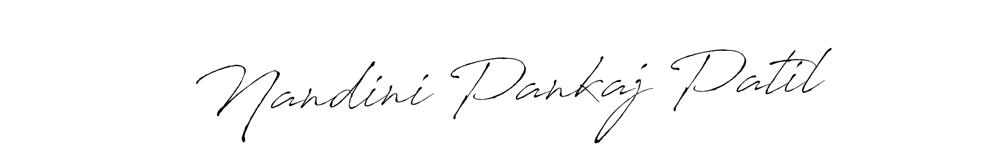 Make a beautiful signature design for name Nandini Pankaj Patil. Use this online signature maker to create a handwritten signature for free. Nandini Pankaj Patil signature style 6 images and pictures png