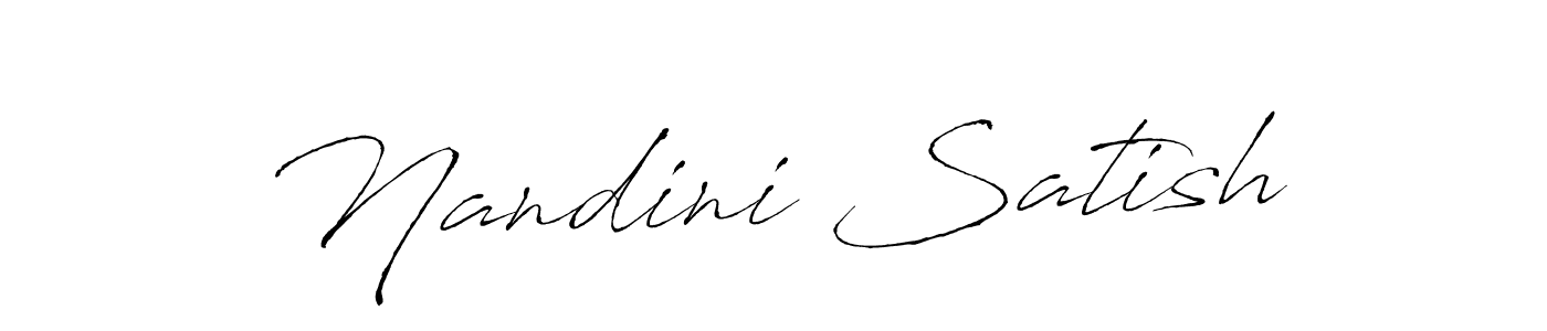 How to Draw Nandini Satish signature style? Antro_Vectra is a latest design signature styles for name Nandini Satish. Nandini Satish signature style 6 images and pictures png