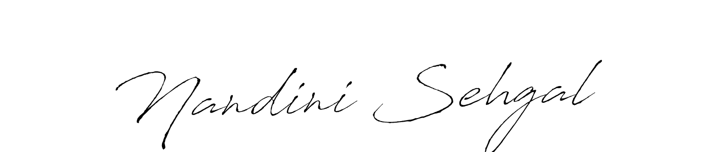 Nandini Sehgal stylish signature style. Best Handwritten Sign (Antro_Vectra) for my name. Handwritten Signature Collection Ideas for my name Nandini Sehgal. Nandini Sehgal signature style 6 images and pictures png