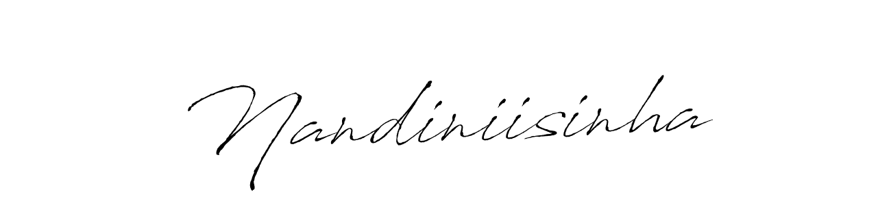 Create a beautiful signature design for name Nandiniisinha. With this signature (Antro_Vectra) fonts, you can make a handwritten signature for free. Nandiniisinha signature style 6 images and pictures png