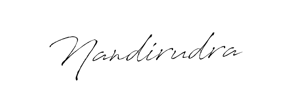 Use a signature maker to create a handwritten signature online. With this signature software, you can design (Antro_Vectra) your own signature for name Nandirudra. Nandirudra signature style 6 images and pictures png