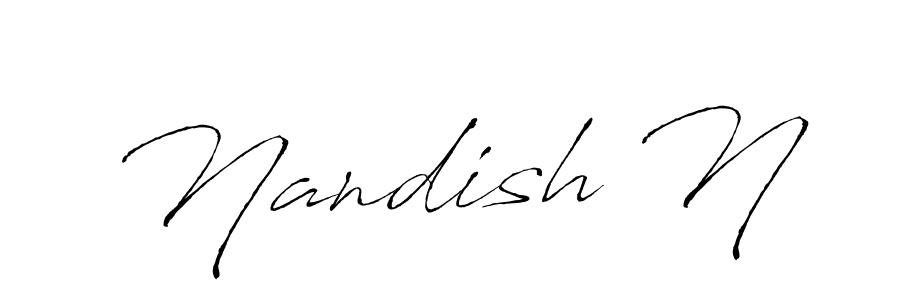 See photos of Nandish N official signature by Spectra . Check more albums & portfolios. Read reviews & check more about Antro_Vectra font. Nandish N signature style 6 images and pictures png