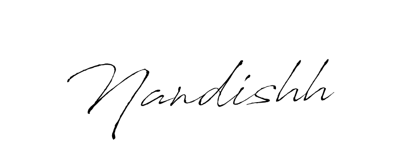 This is the best signature style for the Nandishh name. Also you like these signature font (Antro_Vectra). Mix name signature. Nandishh signature style 6 images and pictures png