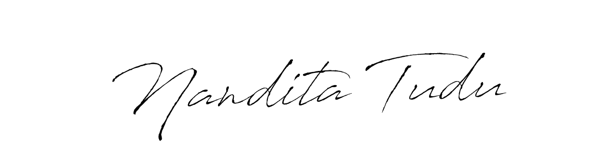 Also You can easily find your signature by using the search form. We will create Nandita Tudu name handwritten signature images for you free of cost using Antro_Vectra sign style. Nandita Tudu signature style 6 images and pictures png