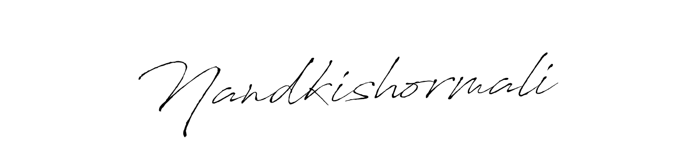 How to make Nandkishormali signature? Antro_Vectra is a professional autograph style. Create handwritten signature for Nandkishormali name. Nandkishormali signature style 6 images and pictures png