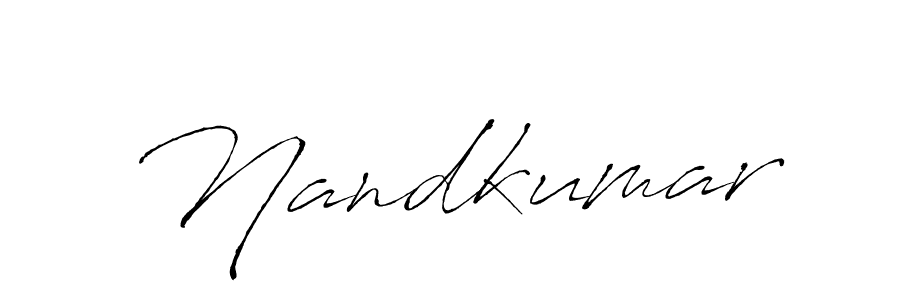 Create a beautiful signature design for name Nandkumar. With this signature (Antro_Vectra) fonts, you can make a handwritten signature for free. Nandkumar signature style 6 images and pictures png