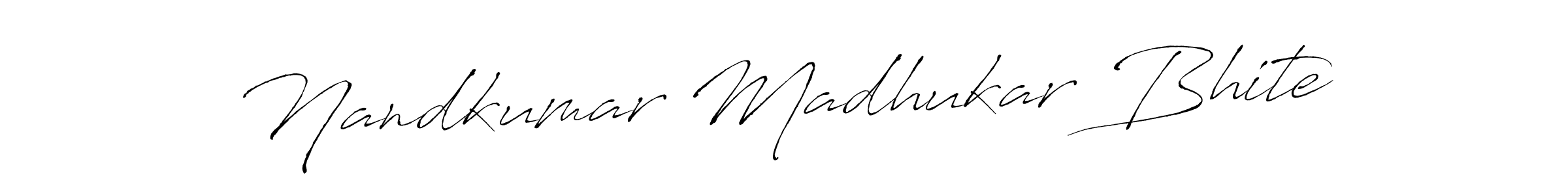 Use a signature maker to create a handwritten signature online. With this signature software, you can design (Antro_Vectra) your own signature for name Nandkumar Madhukar Bhite. Nandkumar Madhukar Bhite signature style 6 images and pictures png