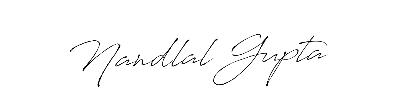 Make a beautiful signature design for name Nandlal Gupta. Use this online signature maker to create a handwritten signature for free. Nandlal Gupta signature style 6 images and pictures png