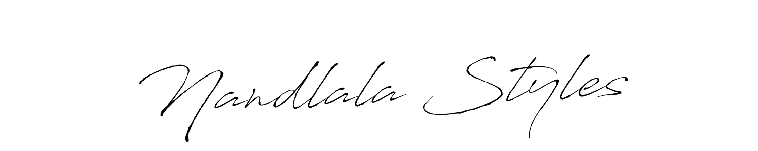 if you are searching for the best signature style for your name Nandlala Styles. so please give up your signature search. here we have designed multiple signature styles  using Antro_Vectra. Nandlala Styles signature style 6 images and pictures png