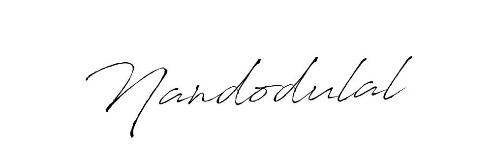 How to make Nandodulal name signature. Use Antro_Vectra style for creating short signs online. This is the latest handwritten sign. Nandodulal signature style 6 images and pictures png