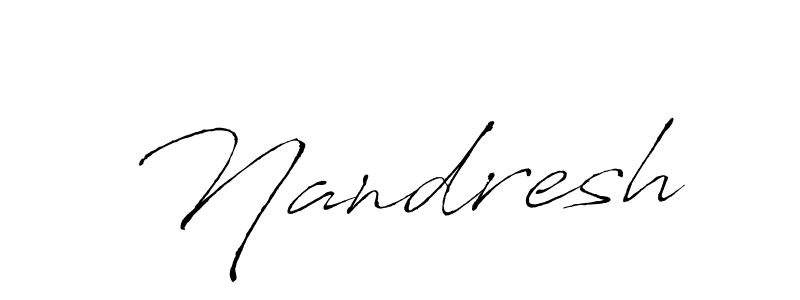 Design your own signature with our free online signature maker. With this signature software, you can create a handwritten (Antro_Vectra) signature for name Nandresh. Nandresh signature style 6 images and pictures png