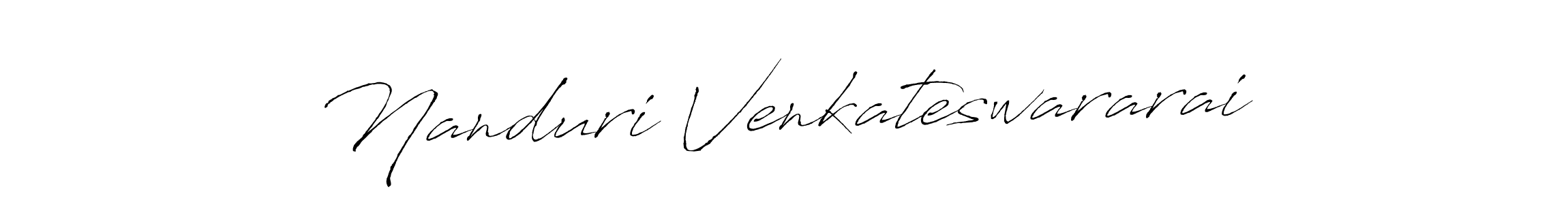 Make a beautiful signature design for name Nanduri Venkateswararai. Use this online signature maker to create a handwritten signature for free. Nanduri Venkateswararai signature style 6 images and pictures png