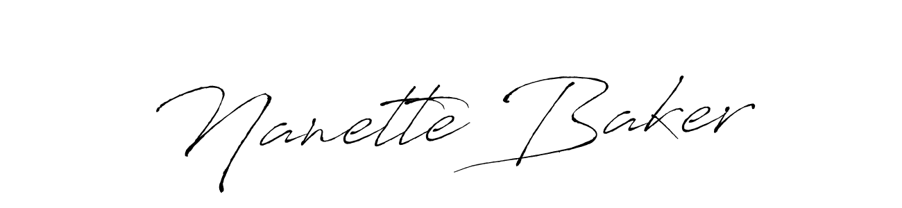 if you are searching for the best signature style for your name Nanette Baker. so please give up your signature search. here we have designed multiple signature styles  using Antro_Vectra. Nanette Baker signature style 6 images and pictures png