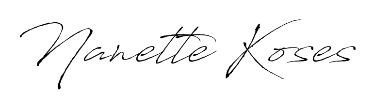 Create your official email sign-off with Nanette Koses name in Antro_Vectra style. Crisp, clean, and perfectly legible across all screens. Nanette Koses signature style 6 images and pictures png