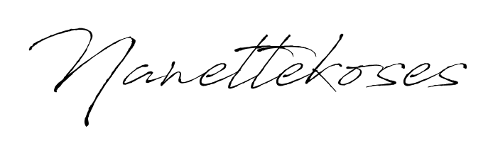 You can use this online signature creator to create a handwritten signature for the name Nanettekoses. This is the best online autograph maker. Nanettekoses signature style 6 images and pictures png