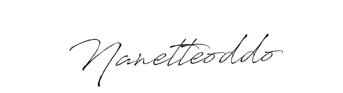 How to make Nanetteoddo name signature. Use Antro_Vectra style for creating short signs online. This is the latest handwritten sign. Nanetteoddo signature style 6 images and pictures png