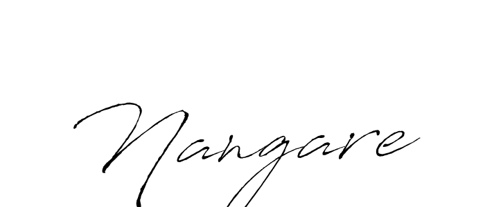 Similarly Antro_Vectra is the best handwritten signature design. Signature creator online .You can use it as an online autograph creator for name Nangare. Nangare signature style 6 images and pictures png