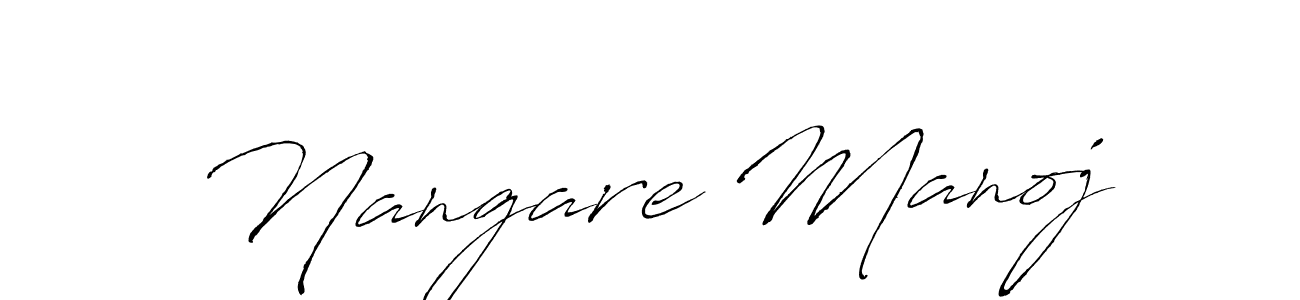 It looks lik you need a new signature style for name Nangare Manoj. Design unique handwritten (Antro_Vectra) signature with our free signature maker in just a few clicks. Nangare Manoj signature style 6 images and pictures png