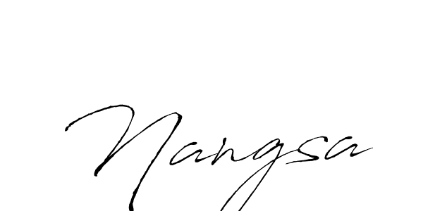 This is the best signature style for the Nangsa name. Also you like these signature font (Antro_Vectra). Mix name signature. Nangsa signature style 6 images and pictures png