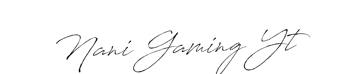 How to Draw Nani Gaming Yt signature style? Antro_Vectra is a latest design signature styles for name Nani Gaming Yt. Nani Gaming Yt signature style 6 images and pictures png