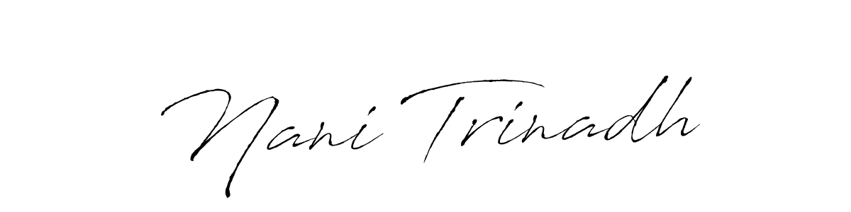 You can use this online signature creator to create a handwritten signature for the name Nani Trinadh. This is the best online autograph maker. Nani Trinadh signature style 6 images and pictures png