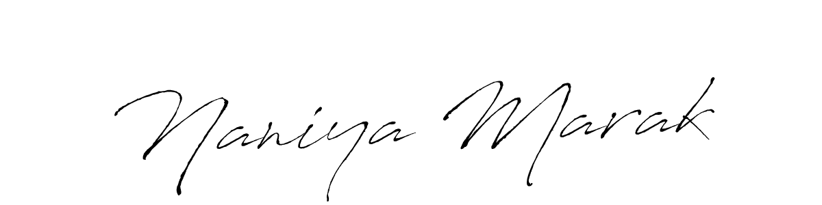 How to make Naniya Marak name signature. Use Antro_Vectra style for creating short signs online. This is the latest handwritten sign. Naniya Marak signature style 6 images and pictures png