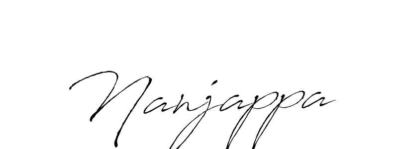 Also we have Nanjappa name is the best signature style. Create professional handwritten signature collection using Antro_Vectra autograph style. Nanjappa signature style 6 images and pictures png