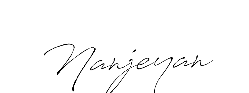 Make a short Nanjeyan signature style. Manage your documents anywhere anytime using Antro_Vectra. Create and add eSignatures, submit forms, share and send files easily. Nanjeyan signature style 6 images and pictures png