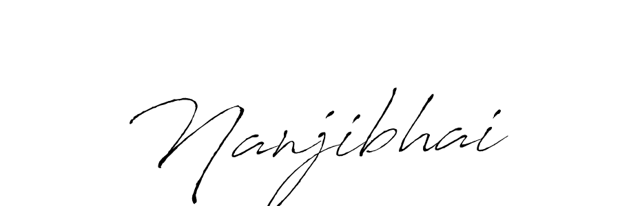 How to Draw Nanjibhai signature style? Antro_Vectra is a latest design signature styles for name Nanjibhai. Nanjibhai signature style 6 images and pictures png