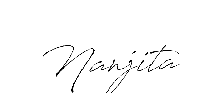 It looks lik you need a new signature style for name Nanjita. Design unique handwritten (Antro_Vectra) signature with our free signature maker in just a few clicks. Nanjita signature style 6 images and pictures png