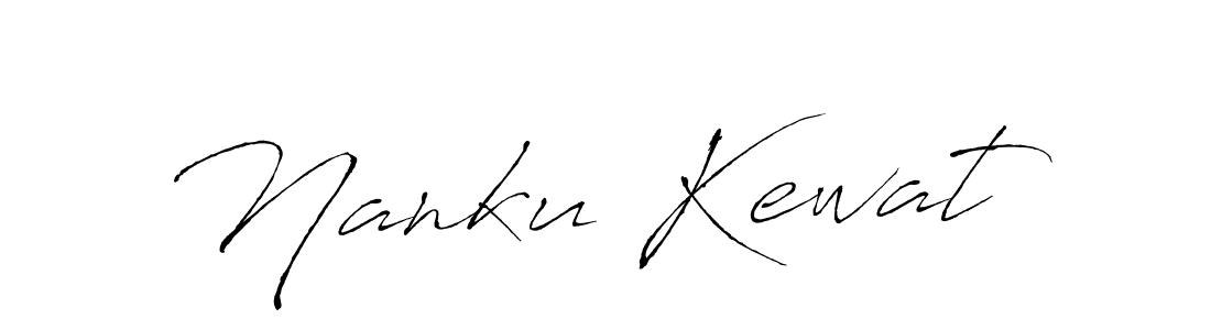 Make a beautiful signature design for name Nanku Kewat. With this signature (Antro_Vectra) style, you can create a handwritten signature for free. Nanku Kewat signature style 6 images and pictures png