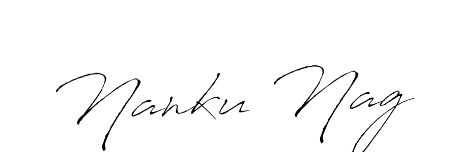 It looks lik you need a new signature style for name Nanku Nag. Design unique handwritten (Antro_Vectra) signature with our free signature maker in just a few clicks. Nanku Nag signature style 6 images and pictures png