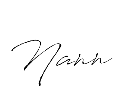 Make a beautiful signature design for name Nann. Use this online signature maker to create a handwritten signature for free. Nann signature style 6 images and pictures png