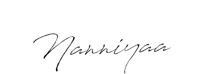 You can use this online signature creator to create a handwritten signature for the name Nanniyaa. This is the best online autograph maker. Nanniyaa signature style 6 images and pictures png