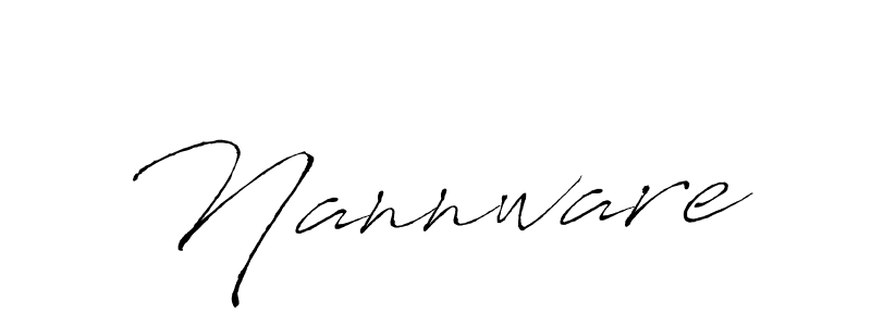 How to make Nannware name signature. Use Antro_Vectra style for creating short signs online. This is the latest handwritten sign. Nannware signature style 6 images and pictures png