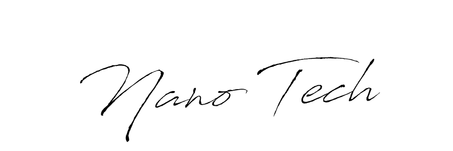 Create a beautiful signature design for name Nano Tech. With this signature (Antro_Vectra) fonts, you can make a handwritten signature for free. Nano Tech signature style 6 images and pictures png