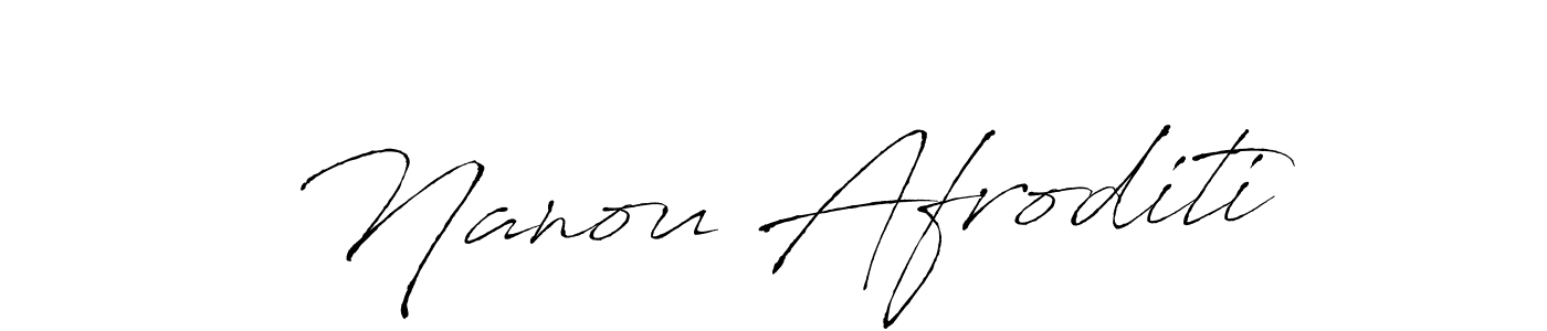 Also You can easily find your signature by using the search form. We will create Nanou Afroditi name handwritten signature images for you free of cost using Antro_Vectra sign style. Nanou Afroditi signature style 6 images and pictures png