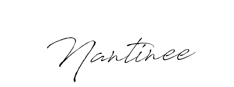Antro_Vectra is a professional signature style that is perfect for those who want to add a touch of class to their signature. It is also a great choice for those who want to make their signature more unique. Get Nantinee name to fancy signature for free. Nantinee signature style 6 images and pictures png