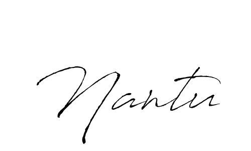 You should practise on your own different ways (Antro_Vectra) to write your name (Nantu) in signature. don't let someone else do it for you. Nantu signature style 6 images and pictures png