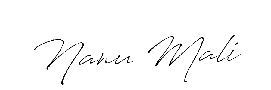 This is the best signature style for the Nanu Mali name. Also you like these signature font (Antro_Vectra). Mix name signature. Nanu Mali signature style 6 images and pictures png