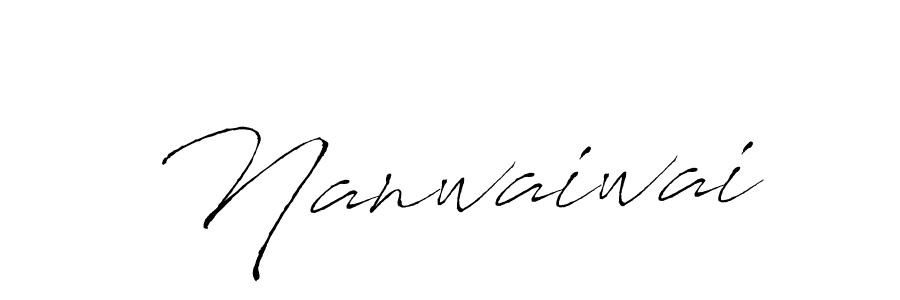 Make a beautiful signature design for name Nanwaiwai. Use this online signature maker to create a handwritten signature for free. Nanwaiwai signature style 6 images and pictures png