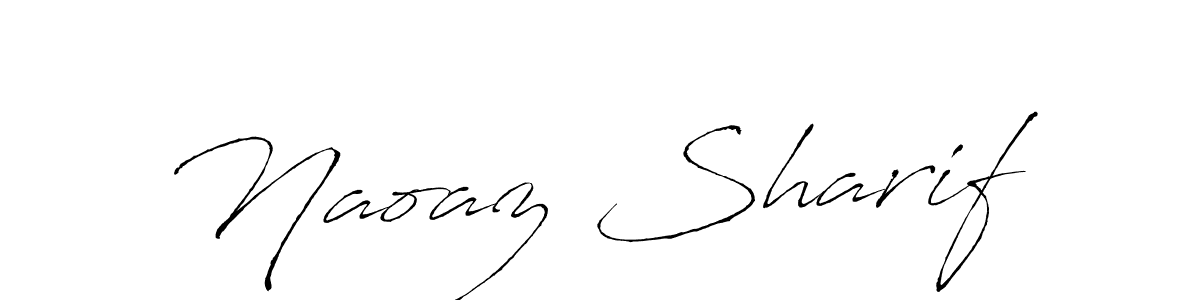 The best way (Antro_Vectra) to make a short signature is to pick only two or three words in your name. The name Naoaz Sharif include a total of six letters. For converting this name. Naoaz Sharif signature style 6 images and pictures png