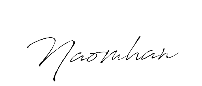 Make a beautiful signature design for name Naomhan. With this signature (Antro_Vectra) style, you can create a handwritten signature for free. Naomhan signature style 6 images and pictures png