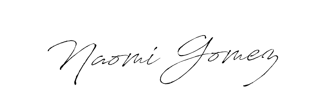 Make a beautiful signature design for name Naomi Gomez. With this signature (Antro_Vectra) style, you can create a handwritten signature for free. Naomi Gomez signature style 6 images and pictures png