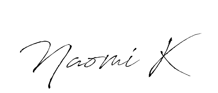 You should practise on your own different ways (Antro_Vectra) to write your name (Naomi K) in signature. don't let someone else do it for you. Naomi K signature style 6 images and pictures png