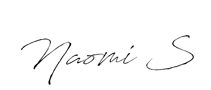 How to make Naomi S name signature. Use Antro_Vectra style for creating short signs online. This is the latest handwritten sign. Naomi S signature style 6 images and pictures png