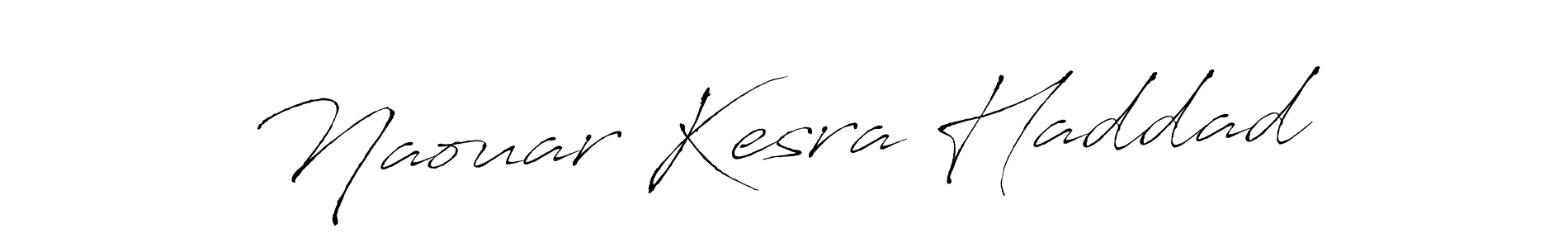 Make a beautiful signature design for name Naouar Kesra Haddad. Use this online signature maker to create a handwritten signature for free. Naouar Kesra Haddad signature style 6 images and pictures png