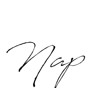 Nap stylish signature style. Best Handwritten Sign (Antro_Vectra) for my name. Handwritten Signature Collection Ideas for my name Nap. Nap signature style 6 images and pictures png